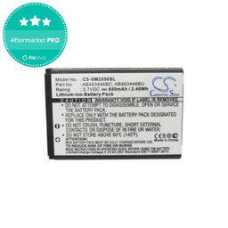 Samsung C3300 - Batterie AB463446BC, AB463446BU 650mAh HQ