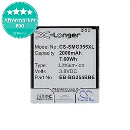 Samsung Galaxy Core 2 G355F - Batterie EB-BG355BBE 2000mAh HQ