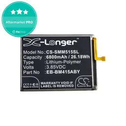 Samsung Galaxy M51 M515F - Batterie EB-BM415ABY 6800mAh HQ