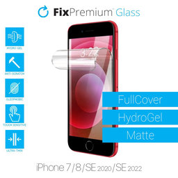 FixPremium HydroGel Matte - Protecteur d'écran iPhone 6, 6s, 7, 8, SE 2020 & SE 2022