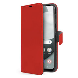 SBS - Case Book Wallet Stand pour Samsung Galaxy A23 5G, rouge