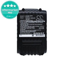 Dewalt série CL, série DC - Batterie DCB18x / DCB20x Li-Ion 18V 6000mAh HQ