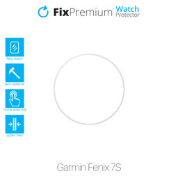 FixPremium Protecteur de montre - Verre trempé pour Garmin Fenix 7S