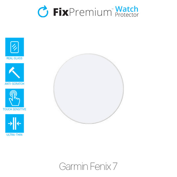 FixPremium Protecteur de montre - Verre trempé pour Garmin Fenix 7