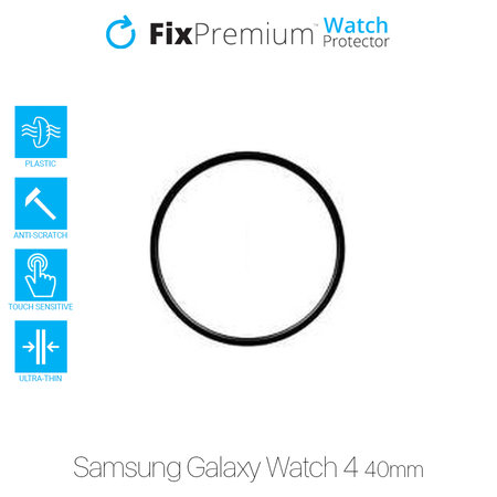 FixPremium Protecteur de montre - Verre trempé pour Samsung Galaxy Watch 4 40 mm