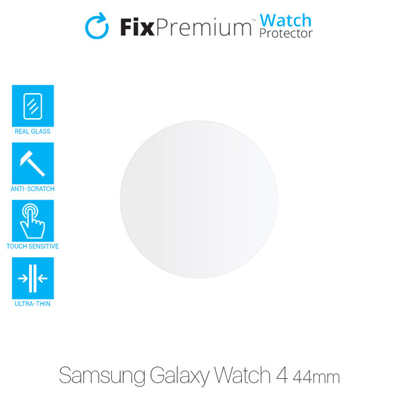 FixPremium Protecteur de montre - Verre trempé pour Samsung Galaxy Watch 4 44mm