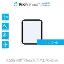 FixPremium Protecteur de montre - Plexiglas pour Apple Watch 4, 5, 6, SE (1ère génération) et SE (2ème génération) (40 mm)