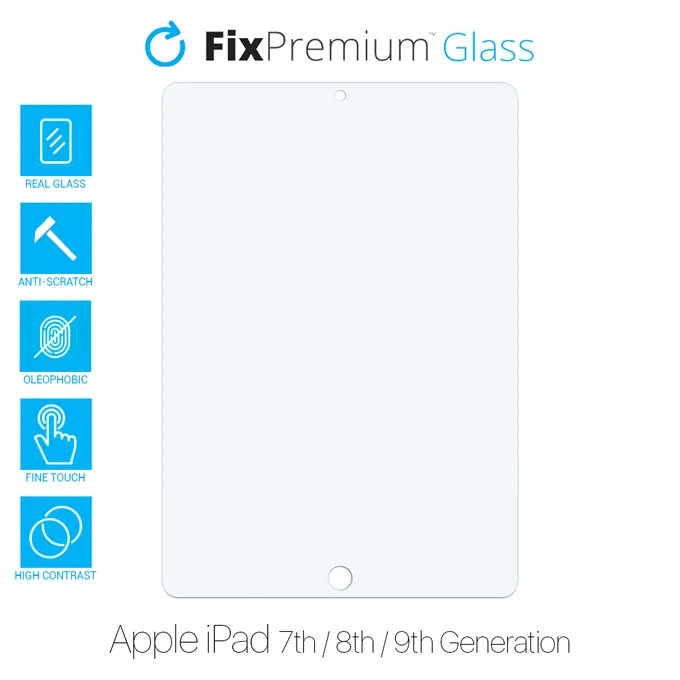 FixPremium Glass - Verre Temepred pour Apple iPad 10.2