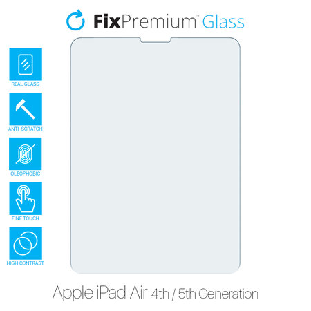 FixPremium Glass - Verre Temepred pour Apple iPad Air 2020 et Air M1