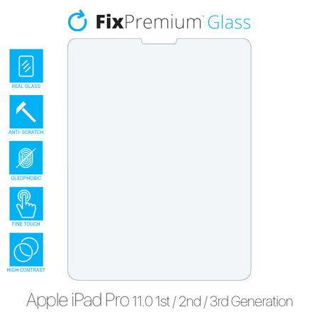 FixPremium Glass - Verre Temepred pour Apple iPad Pro 11"