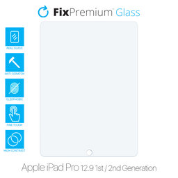 FixPremium Glass - Verre Temepred pour Apple iPad Pro 12,9" (1ère génération 2015, 2ème génération 2017)