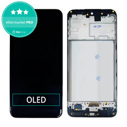 Samsung Galaxy M21 M215F - Écran LCD + Écran tactile + Cadre (Noir) OLED