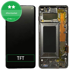 Samsung Galaxy S10 G973F - Écran LCD + Écran tactile + Cadre (Prisme Noir) TFT