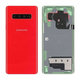 Samsung Galaxy S10 Plus G975F - Cache batterie (Rouge Cardinal) - GH82-18406H Genuine Service Pack