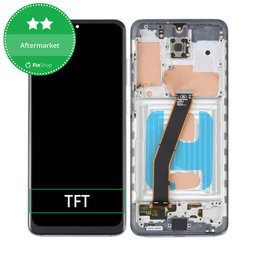 Samsung Galaxy S20 G980F - Écran LCD + Écran Tactile + Cadre (Gris Cosmique) TFT