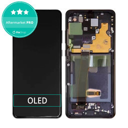 Samsung Galaxy S20 Ultra G988F - Écran LCD + Écran tactile + Cadre (Noir Cosmic) OLED