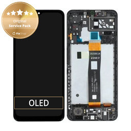 Samsung Galaxy A04S A047F - Écran LCD + Ecran Tactile + Cadre (Noir) - GH82-29805A Genuine Service Pack