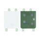 Samsung Galaxy Z Flip 4 F721B - Cache batterie B/G (Blanc) - GH82-29654F Genuine Service Pack