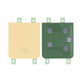 Samsung Galaxy Z Flip 4 F721B - Cache batterie B/G (Jaune) - GH82-29654G Genuine Service Pack
