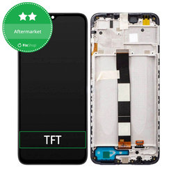 Xiaomi Redmi 10A 220233L2C 220233L2G - Écran LCD + Écran Tactile + Cadre (Noir) TFT