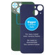Apple iPhone 13 Mini - Verre du boîtier arrière avec plus grand trou pour l'appareil photo (Vert)