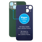 Apple iPhone 13 - Verre du boîtier arrière avec plus grand trou pour l'appareil photo (vert)