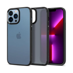 Spigen - Coque Ultra Hybride pour iPhone 13 Pro, Noir Givré