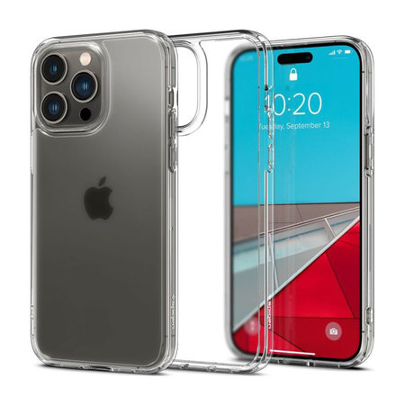 Spigen - Coque Ultra Hybride pour iPhone 14 Pro Max, Frost Clear