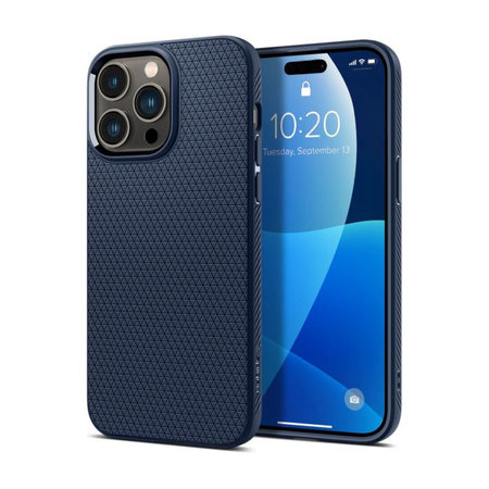 Spigen - Coque Liquid Air pour iPhone 14 Pro, bleue