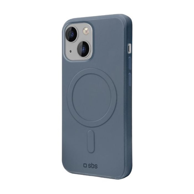 SBS - Étui Smooth Mag s MagSafe pour iPhone 14, bleu