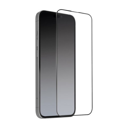 SBS - Coque complète en verre trempé pour iPhone 14 Pro, noir