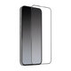 SBS - Coque complète en verre trempé pour iPhone 14 Pro, noir
