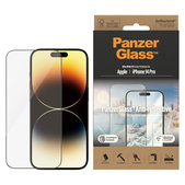 Verre trempé UWF Anti-Reflective AB avec applicateur pour iPhone 14 Pro, Noir, PanzerGlass