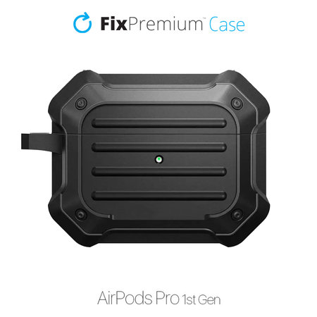 FixPremium - Étui incassable pour AirPods Pro, noir