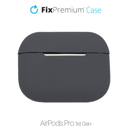 FixPremium - Étui en silicone pour AirPods Pro, gris sidéral