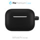 FixPremium - Mousqueton pour étui en silicone pour AirPods Pro, noir