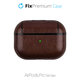 FixPremium - Étui en cuir artificiel pour AirPods Pro, marron