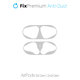 FixPremium - Autocollant antipoussière pour AirPods 1 & 2, argent