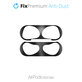 FixPremium - Autocollant antipoussière pour AirPods 3, noir