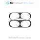 FixPremium - Autocollant antipoussière pour AirPods Pro, noir