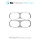 FixPremium - Autocollant antipoussière pour AirPods Pro, argent