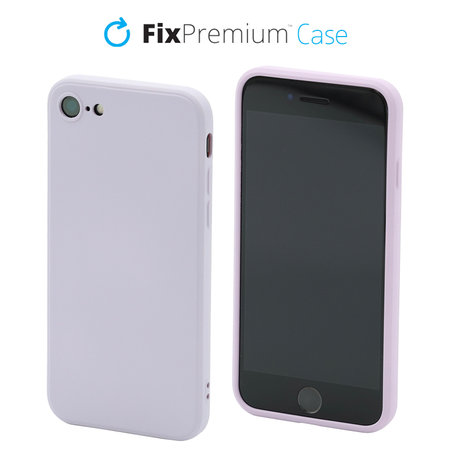 FixPremium - Coque en silicone pour iPhone 7, 8, SE 2020 & SE 2022, violet