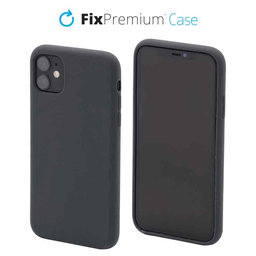 FixPremium - Coque en silicone pour iPhone 11, gris sidéral