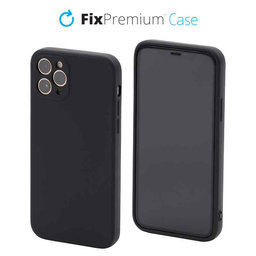 FixPremium - Coque en silicone pour iPhone 11 Pro, noir