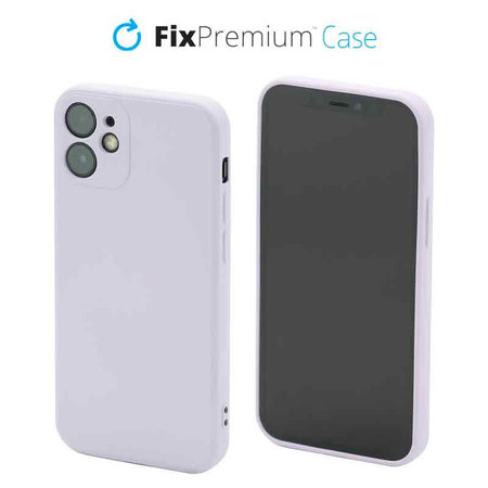 FixPremium - Coque en silicone pour iPhone 12 mini, violet