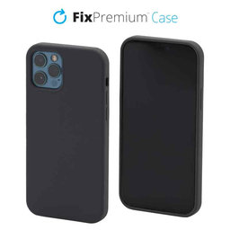 FixPremium - Coque en silicone pour iPhone 12 Pro, gris sidéral