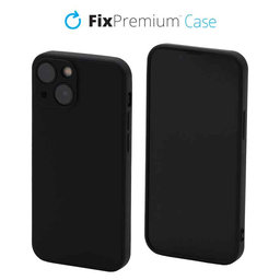 FixPremium - Coque en silicone pour iPhone 13 mini, noire