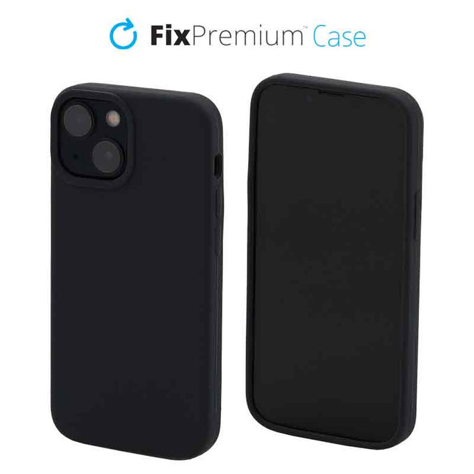 FixPremium - Coque en silicone pour iPhone 13 mini, space grey