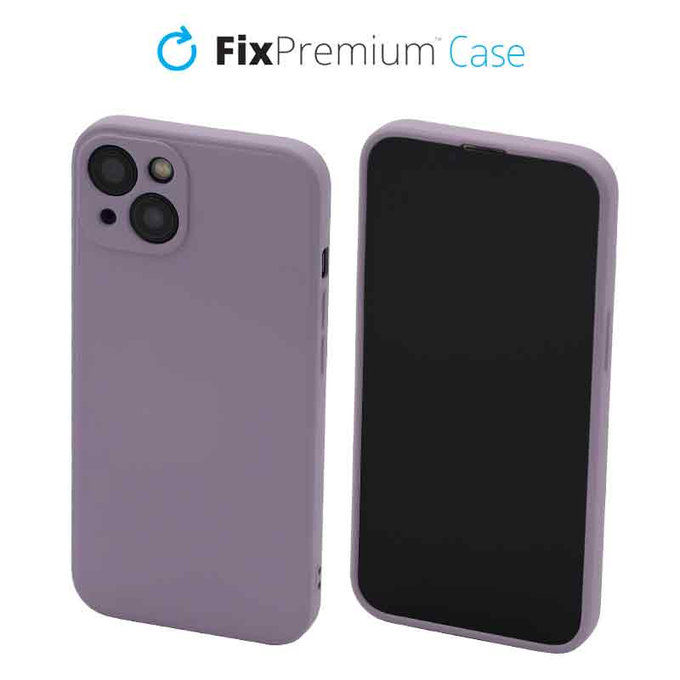 FixPremium - Coque en silicone pour iPhone 13, violet