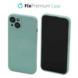 FixPremium - Coque en silicone pour iPhone 13, cyan clair